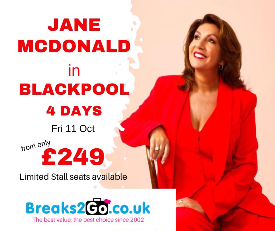 Jane McDonald in Blackpool